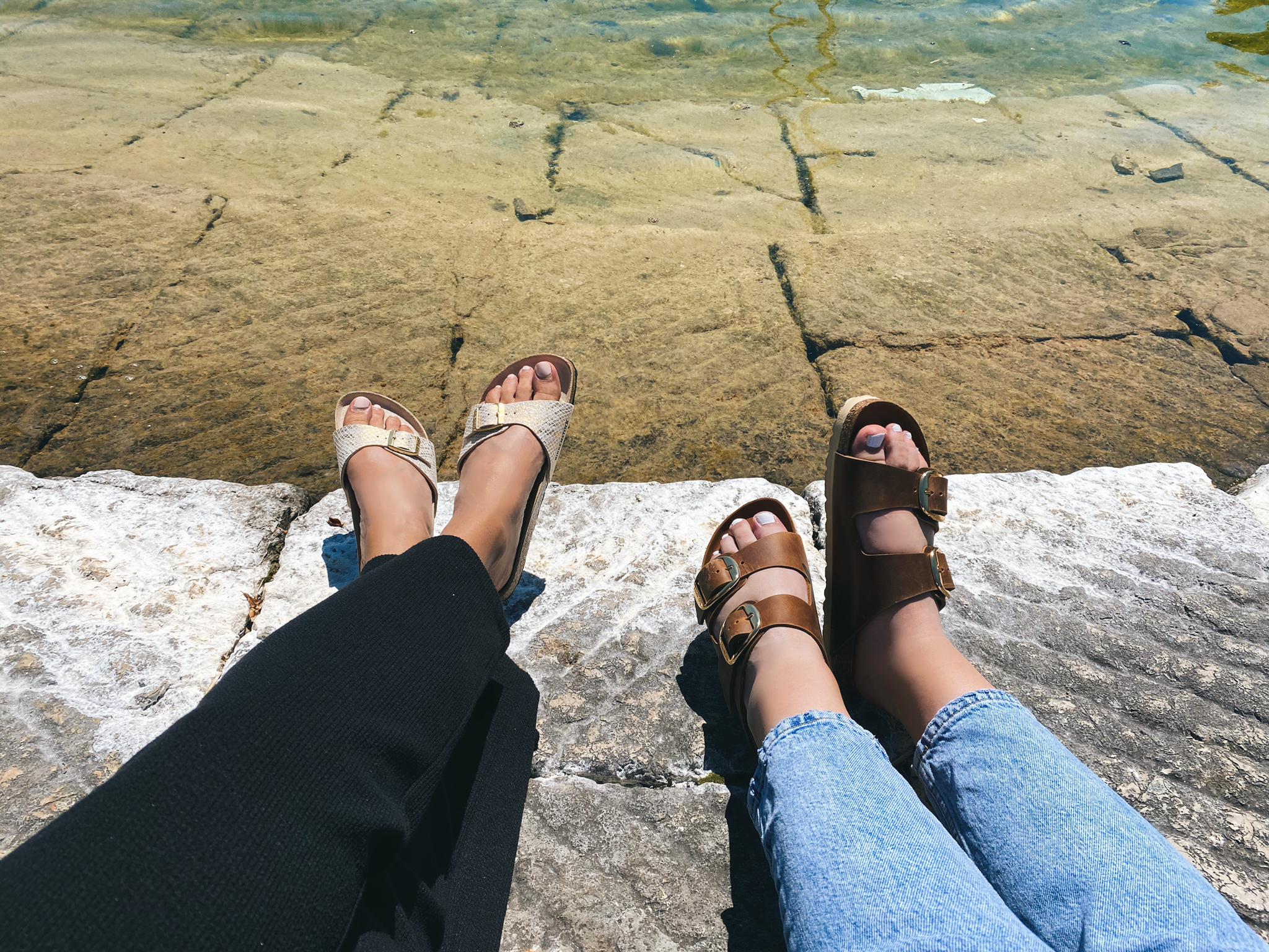 Birkenstock à la plage